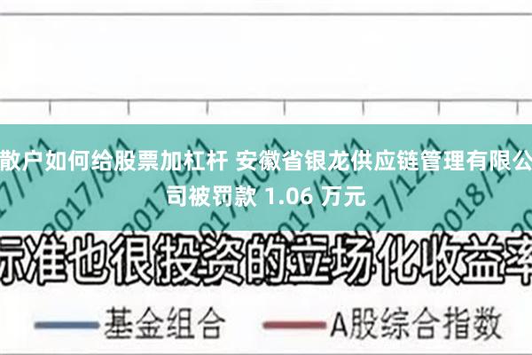 散户如何给股票加杠杆 安徽省银龙供应链管理有限公司被罚款 1.06 万元